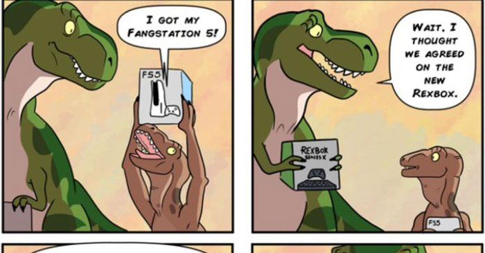 Gaming Is For Everyone Dinosaur Comic Media Chomp