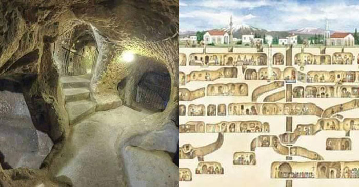 Man Discovers The Lost Underground City Of Derinkuyu Media Chomp