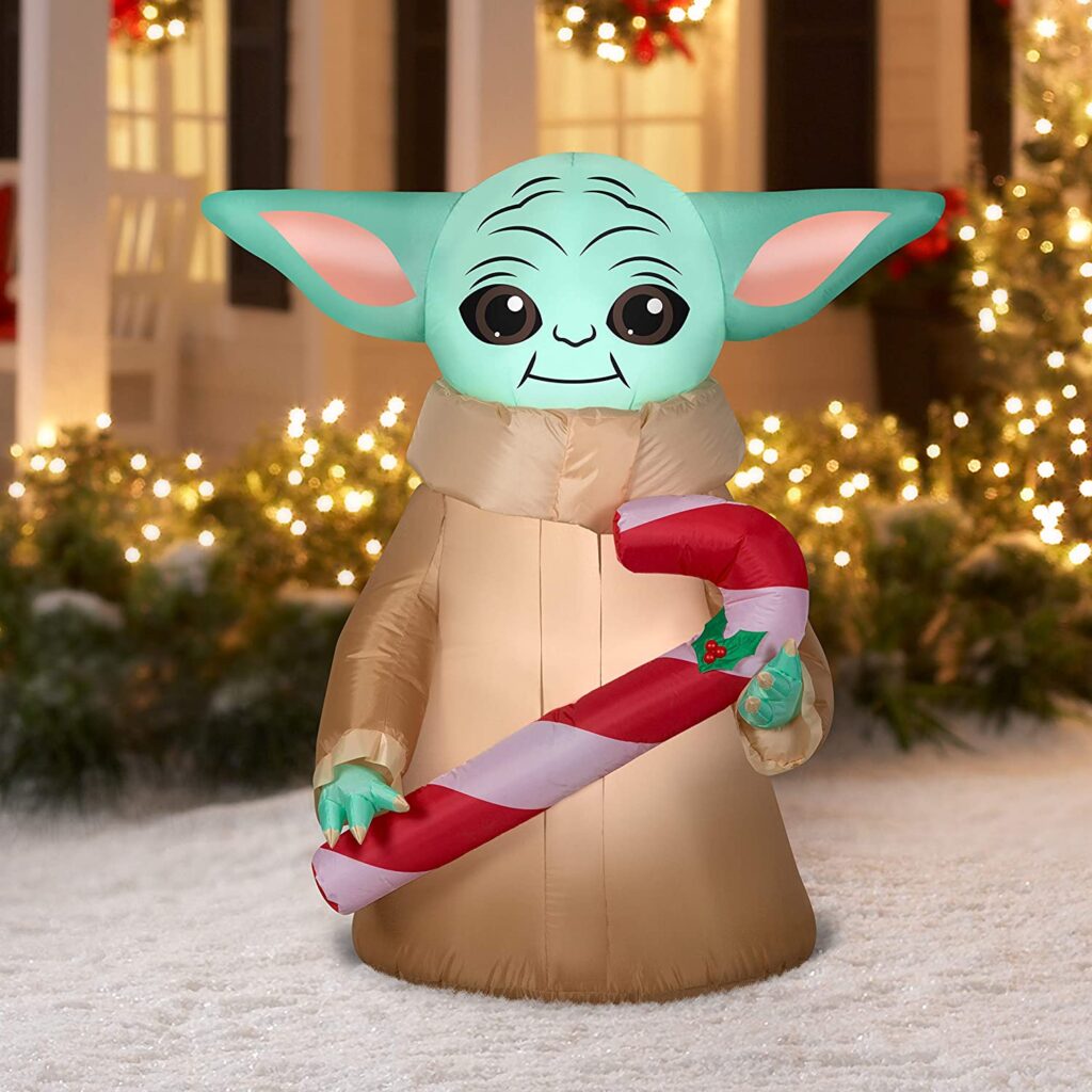 Baby Yoda Inflatable Christmas Decoration  Media Chomp