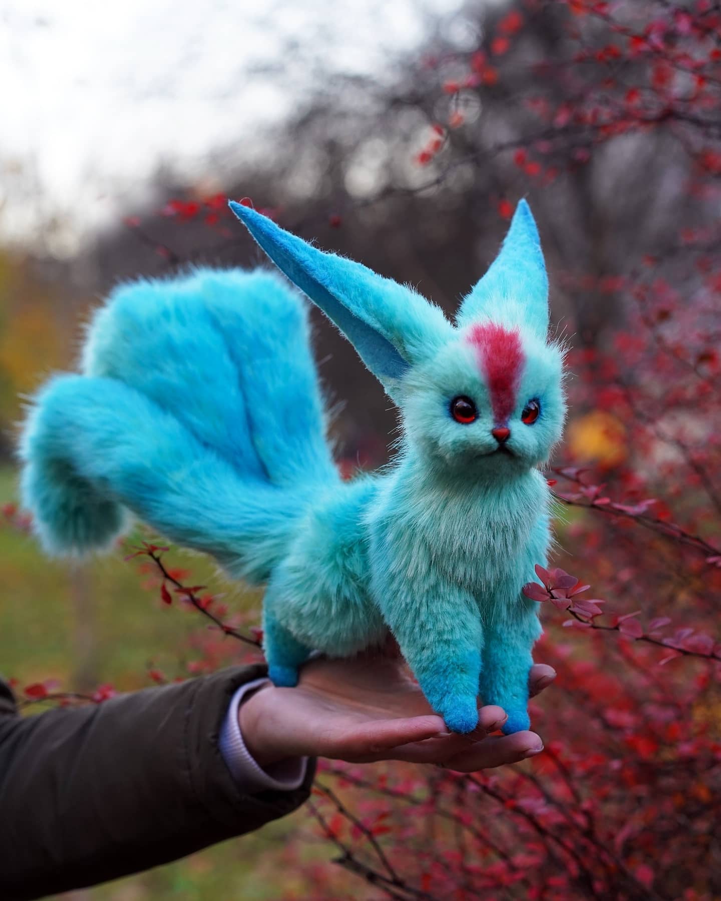 Handmade Poseable Carbuncle From Final Fantasy Toy Media Chomp   Carbuncle Final Fantasy Toy 04 