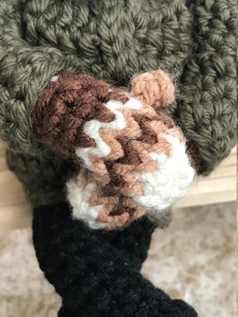 bernie sanders mittens doll crochet pattern