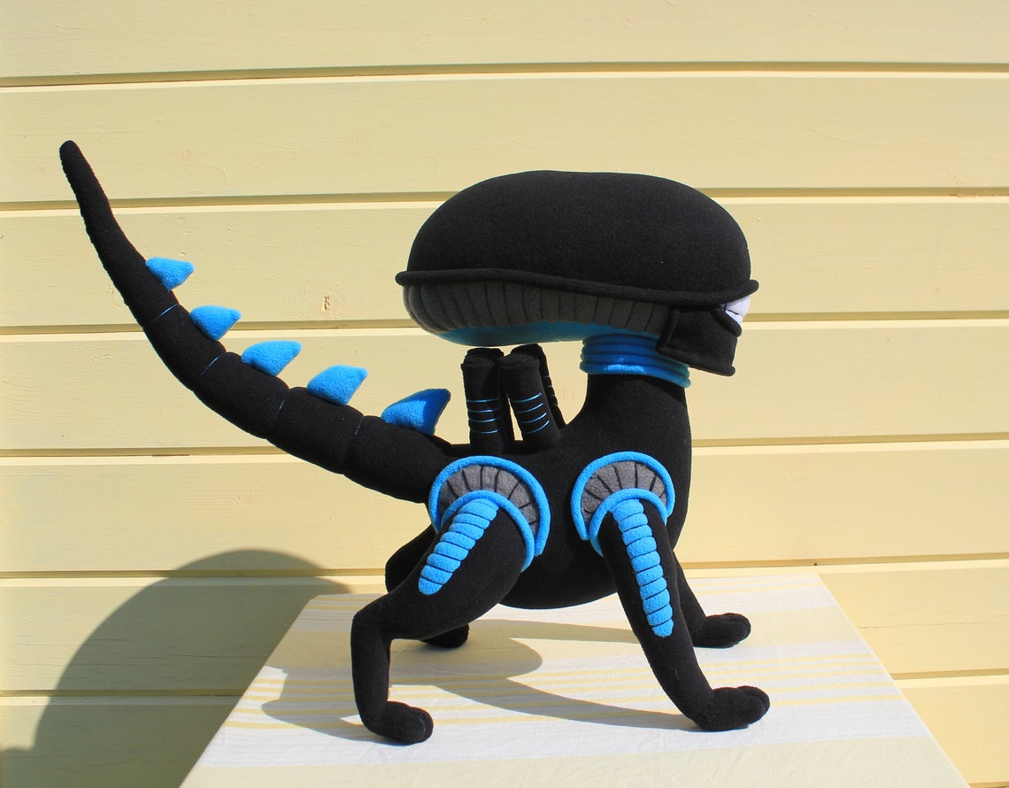 xenomorph zippermouth plush