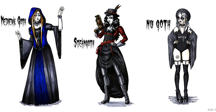 All The Different Types Of Goth Fashion Media Chomp