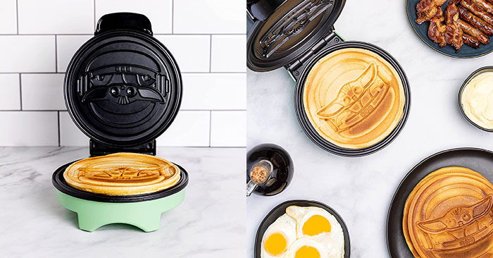 Just Geek - Official Star Wars The Mandalorian Waffle Maker