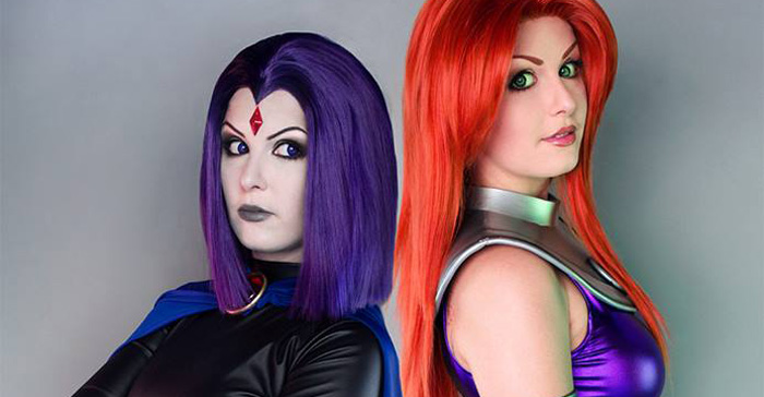 Raven and Starfire Cosplay From Teen Titans - Media Chomp