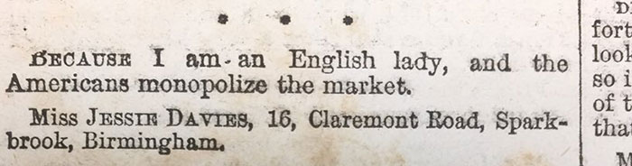 1889 Magazine Asked Women Why They Are Single - Media Chomp