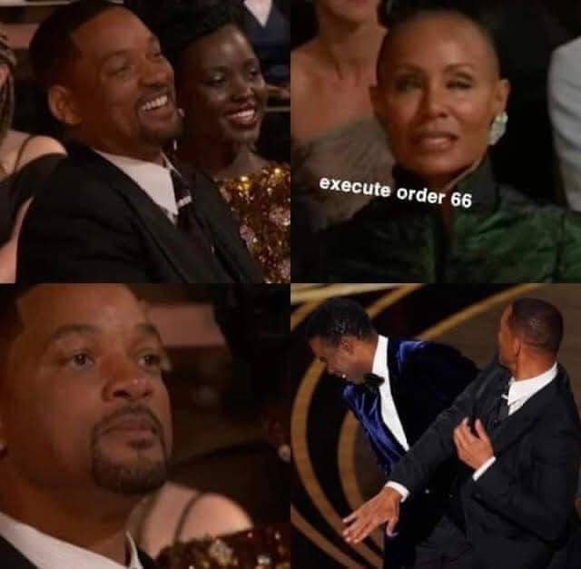 Will Smith Slapping Chris Rock At The Oscars - Memes - Media Chomp