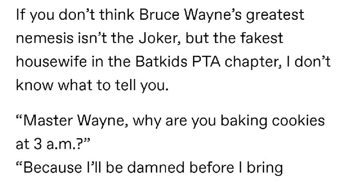 Bruce Wayne’s Greatest Enemy Is a PTA Mom - Media Chomp