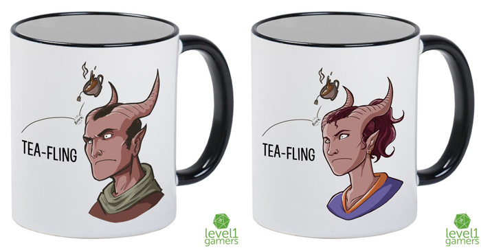 Tea-Fling Mug – Level 1 Gamers