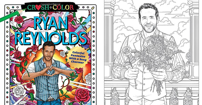 Ryan Reynolds Coloring Book - Media Chomp