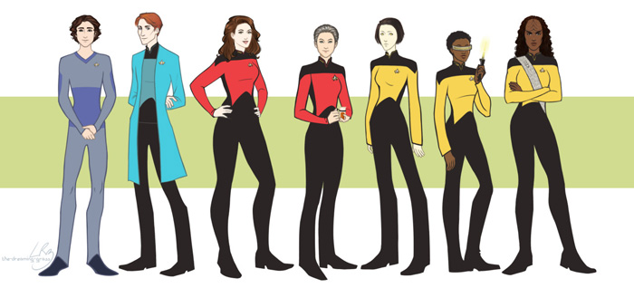 Star Trek TOS & TNG Genderswap Art - Media Chomp