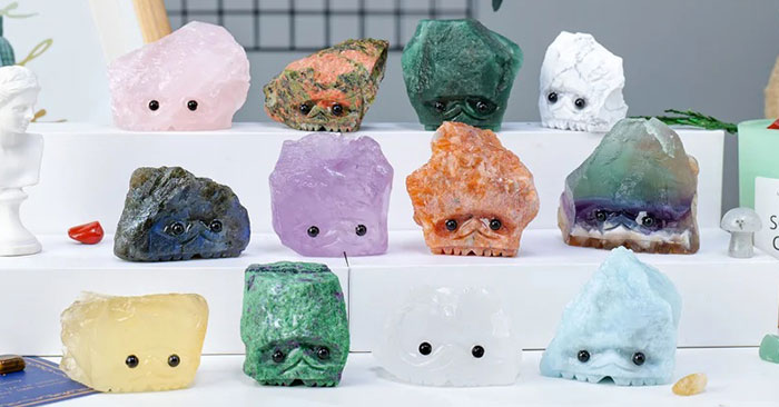 Natural Crystal Pet Rocks - Media Chomp