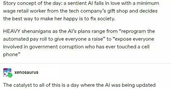 ai chat love story