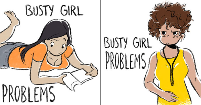 Busty Girl Problems - Comic - Media Chomp