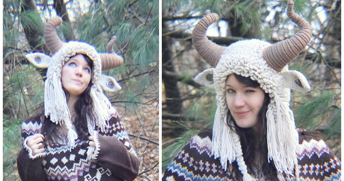 Crocheted Krampus Hat Media Chomp