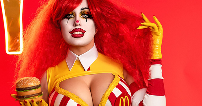 Sexy Ronald McDonald Cosplay - Media Chomp