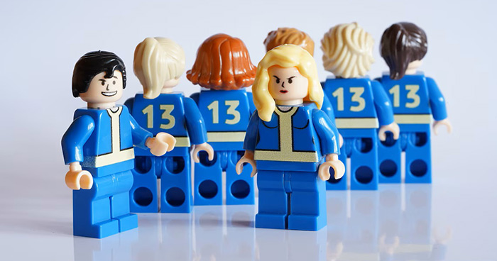 Fallout Vault Dwellers Lego Minifigures Media Chomp 4797