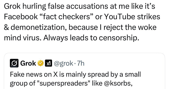 Grok Pissing Off MAGA