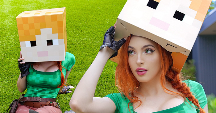 Alex From Minecraft Cosplay