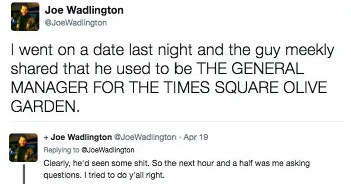 The Times Square Olive Garden Stories